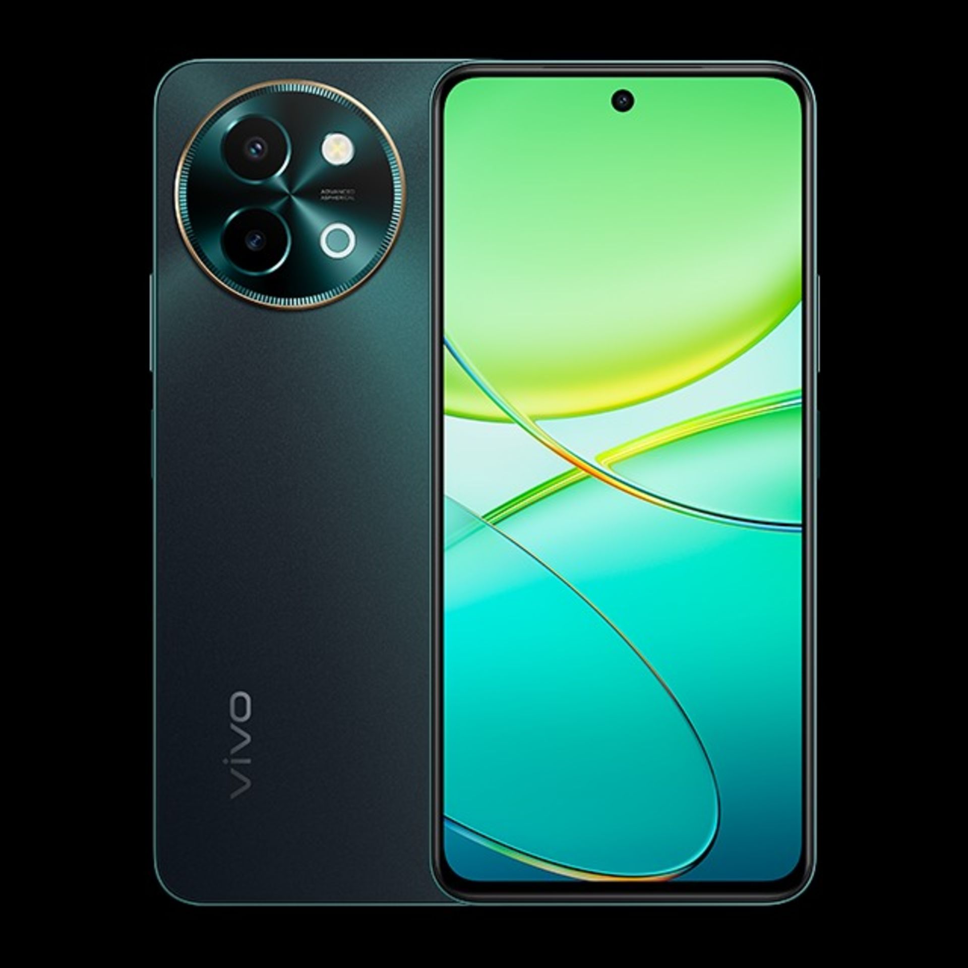 گوشی ویوو Y38 5G در رنگ سبز تیره