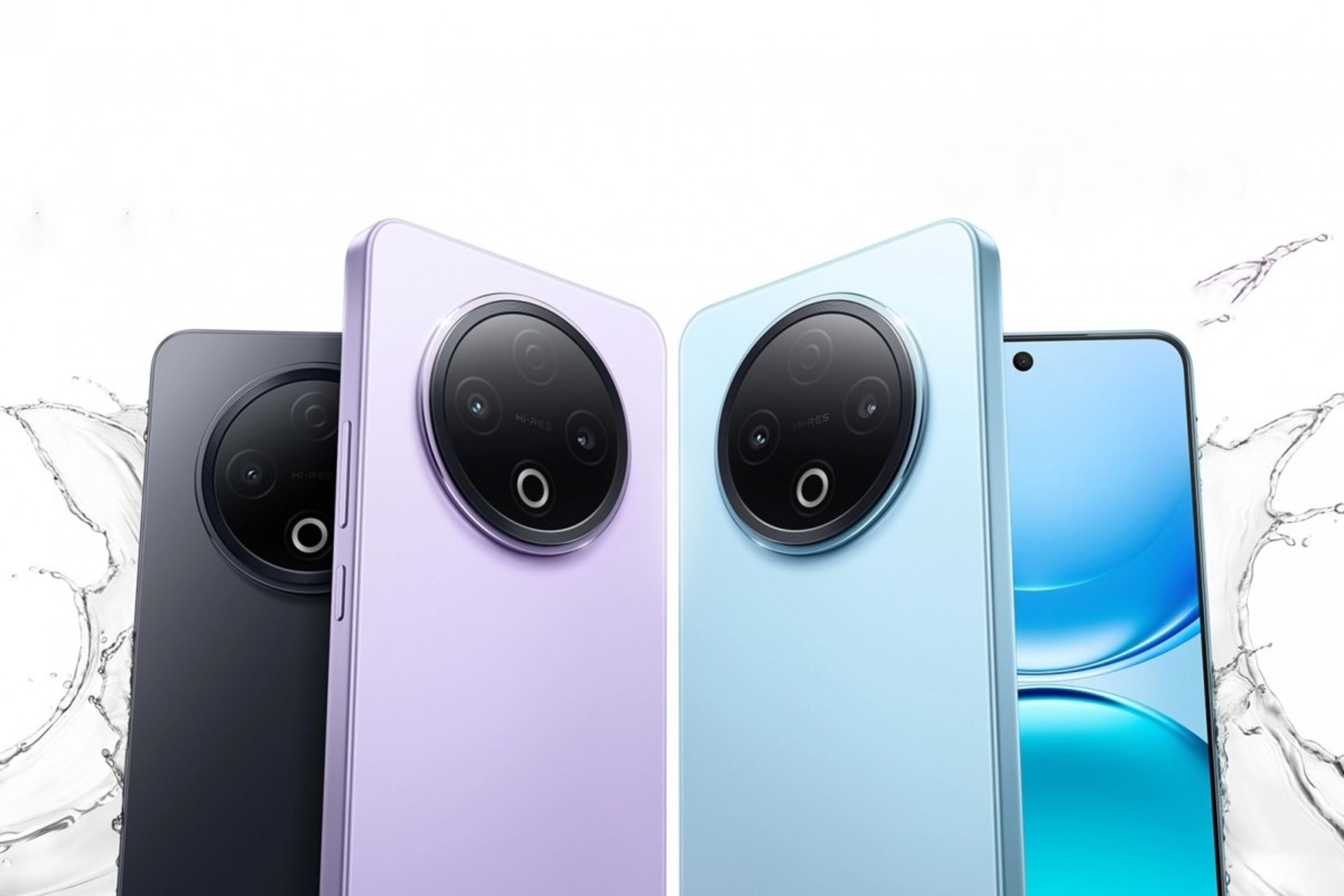 چهار عدد گوشی ویوو Y500 کنار هم