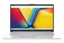 نمای جلوی لپ تاپ Vivobook Go 15 OLED E1504G ایسوس با صفحه نمایش روشن و نمایش کیبورد رنگ خاکستری