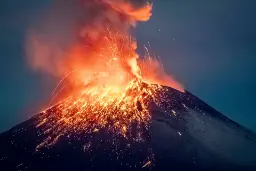 ۱۲ فوران آتشفشانی عظیم ثبت‌شده در تاریخ