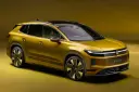 شاسی‌بلند برقی فولکس‌واگن مدل ID. Tiguan با رنگ طلایی