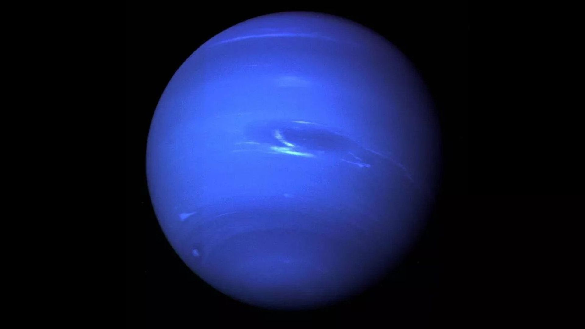 Voyager photo of Neptune