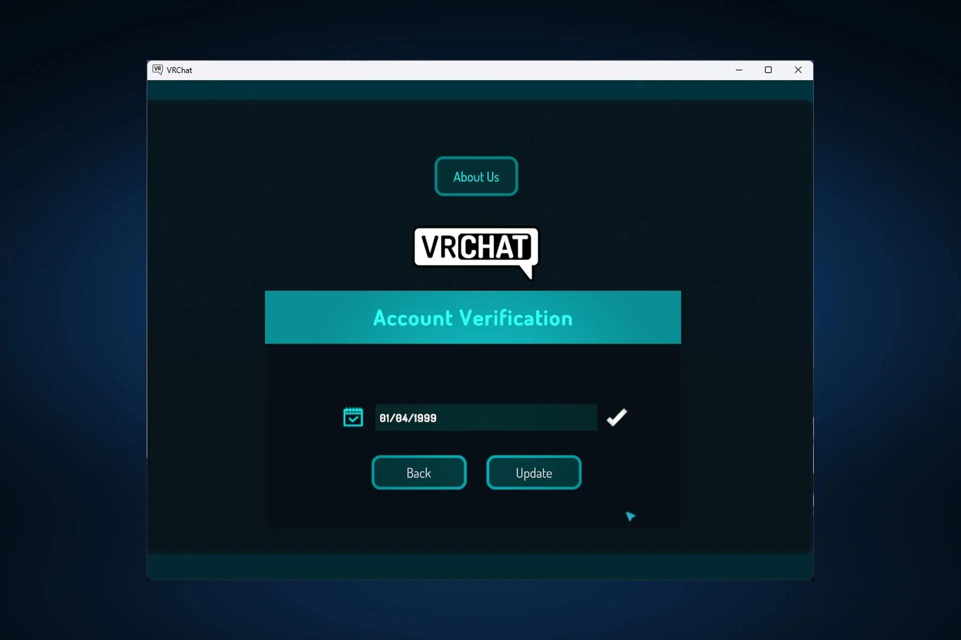 وارد شدن به VRChat از طریق اکانت استیم  مرحله ۱