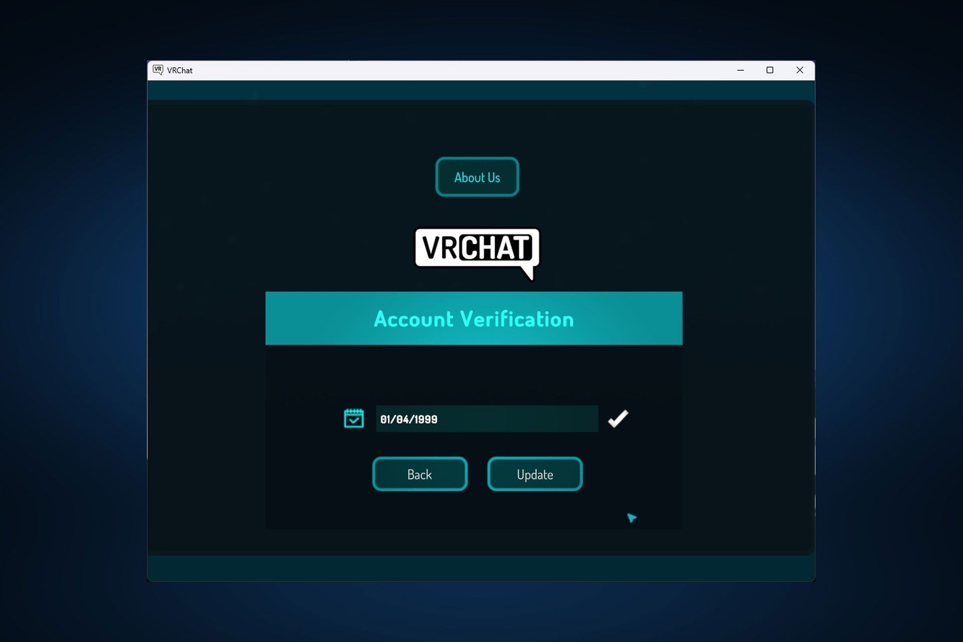 وارد شدن به VRChat از طریق اکانت استیم  مرحله ۱