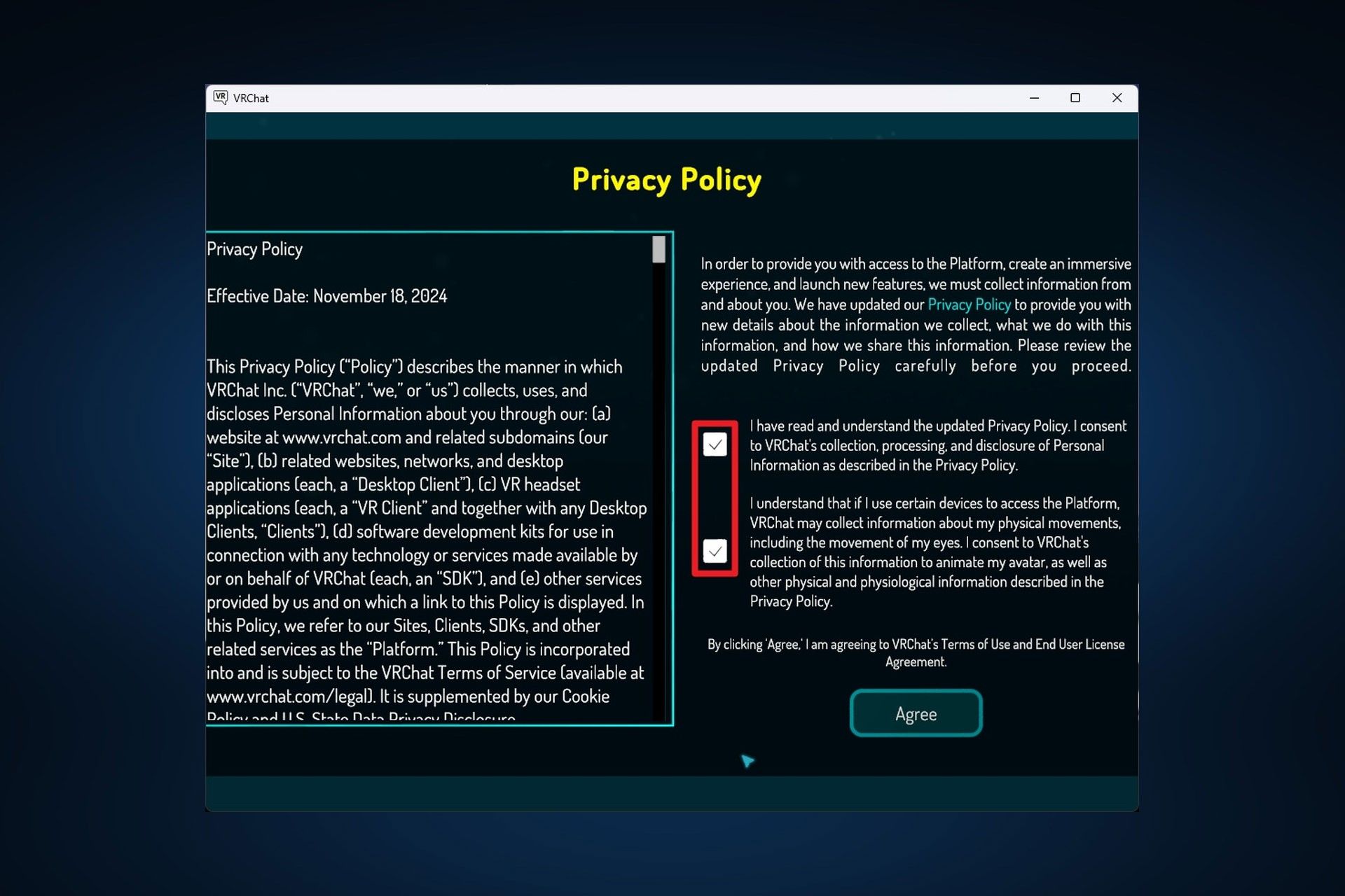 وارد شدن به VRChat از طریق اکانت استیم  مرحله ۳