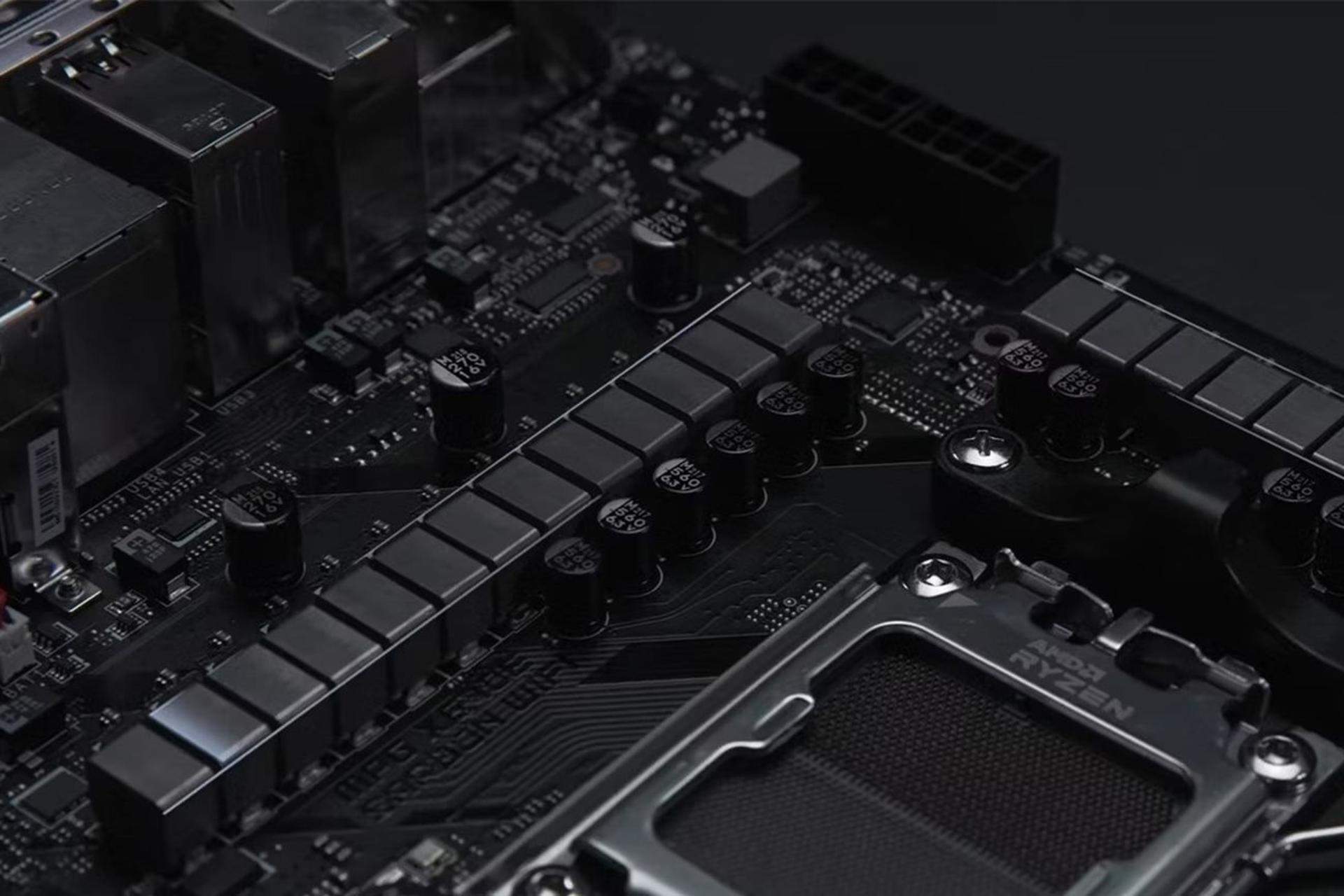 VRMs یا ماژول‌های رگولاتر ولتاژ روی مادربرد MSI 