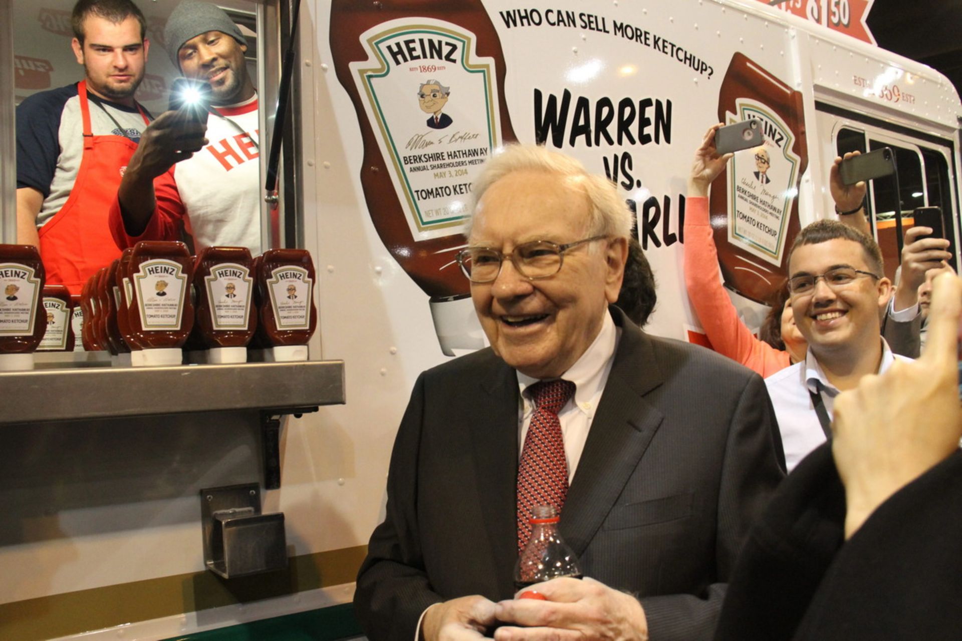 وارن بافت در رویداد شرکت Heinz