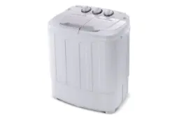 ماشین لباسشویی جنرال تکنیک General Technic SH-MW3818 نمای جلو درب سفید
