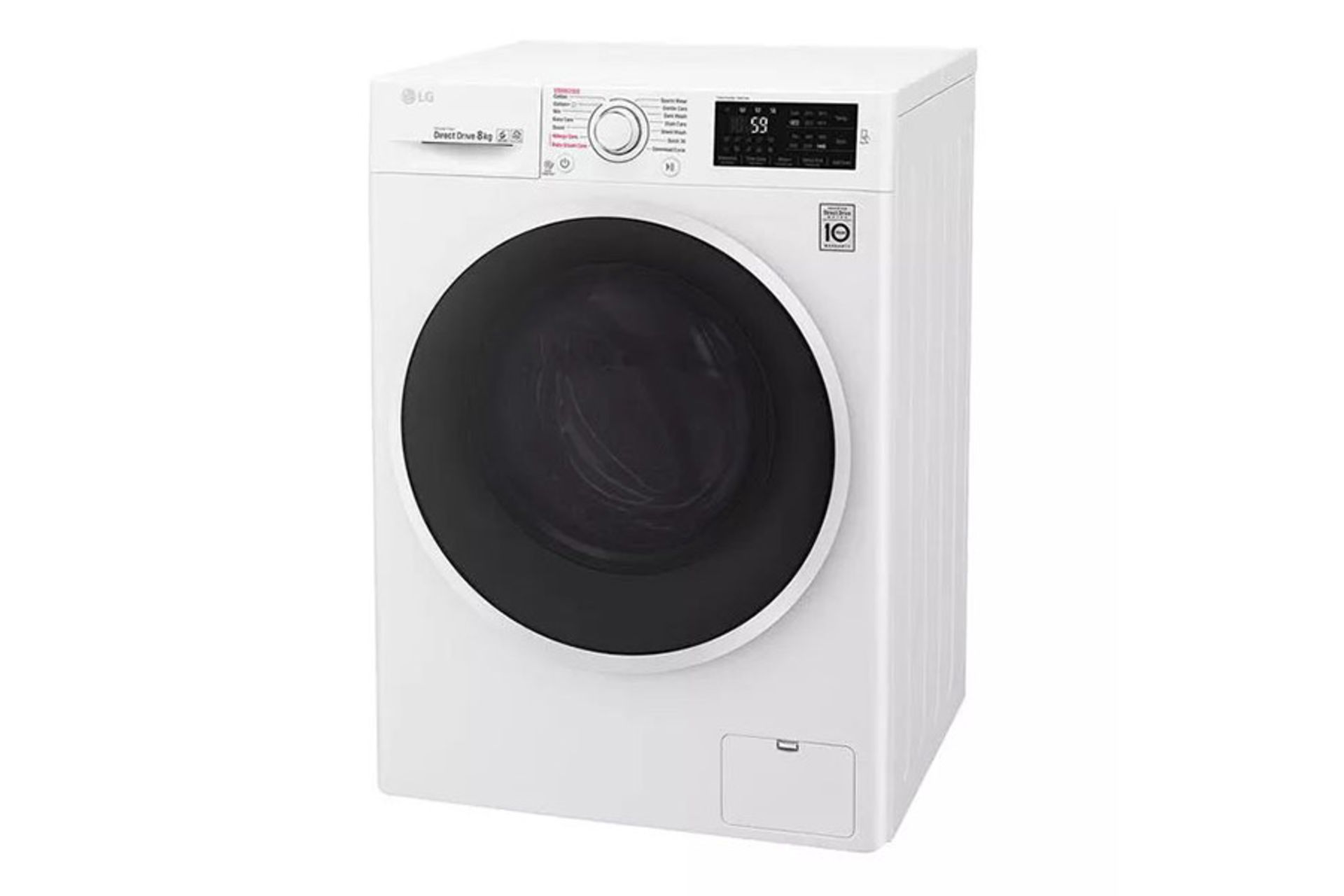 ماشین لباسشویی ال جی LG F4J6TNP8S نمای راست