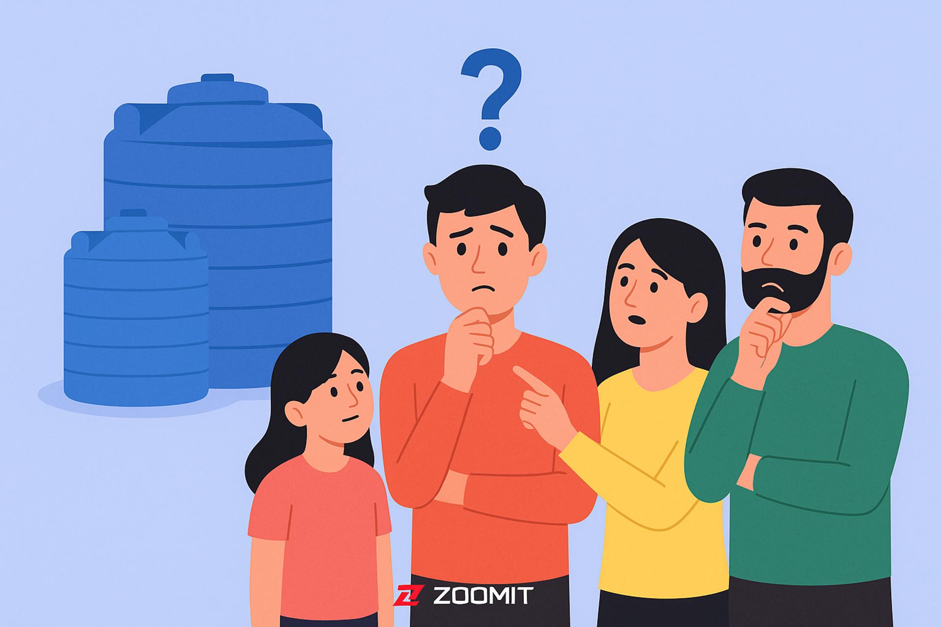 تعیین حجم تانکر آب 
