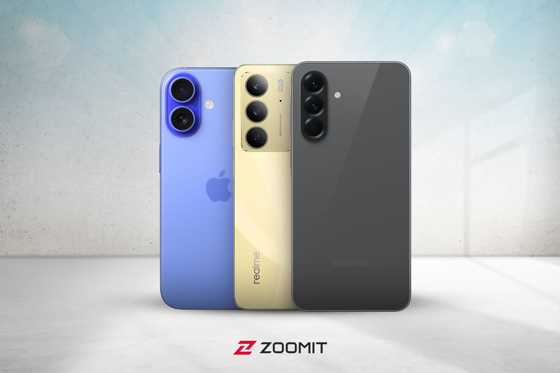 سه گوشی از ریملی، اپل و سامسونگ