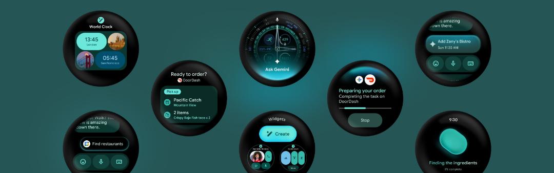 طراحی رابط کاربری WearOS 7 