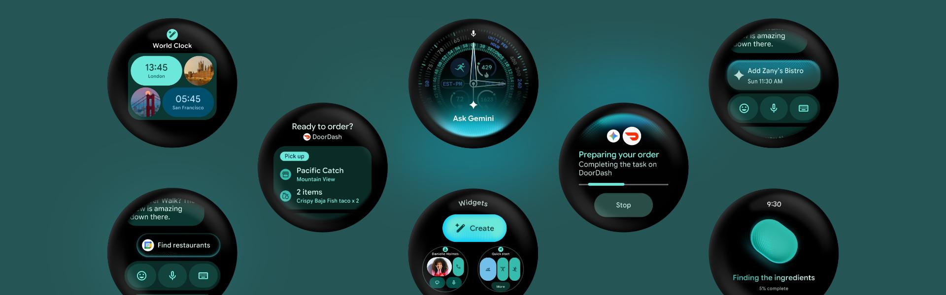 طراحی رابط کاربری WearOS 7 