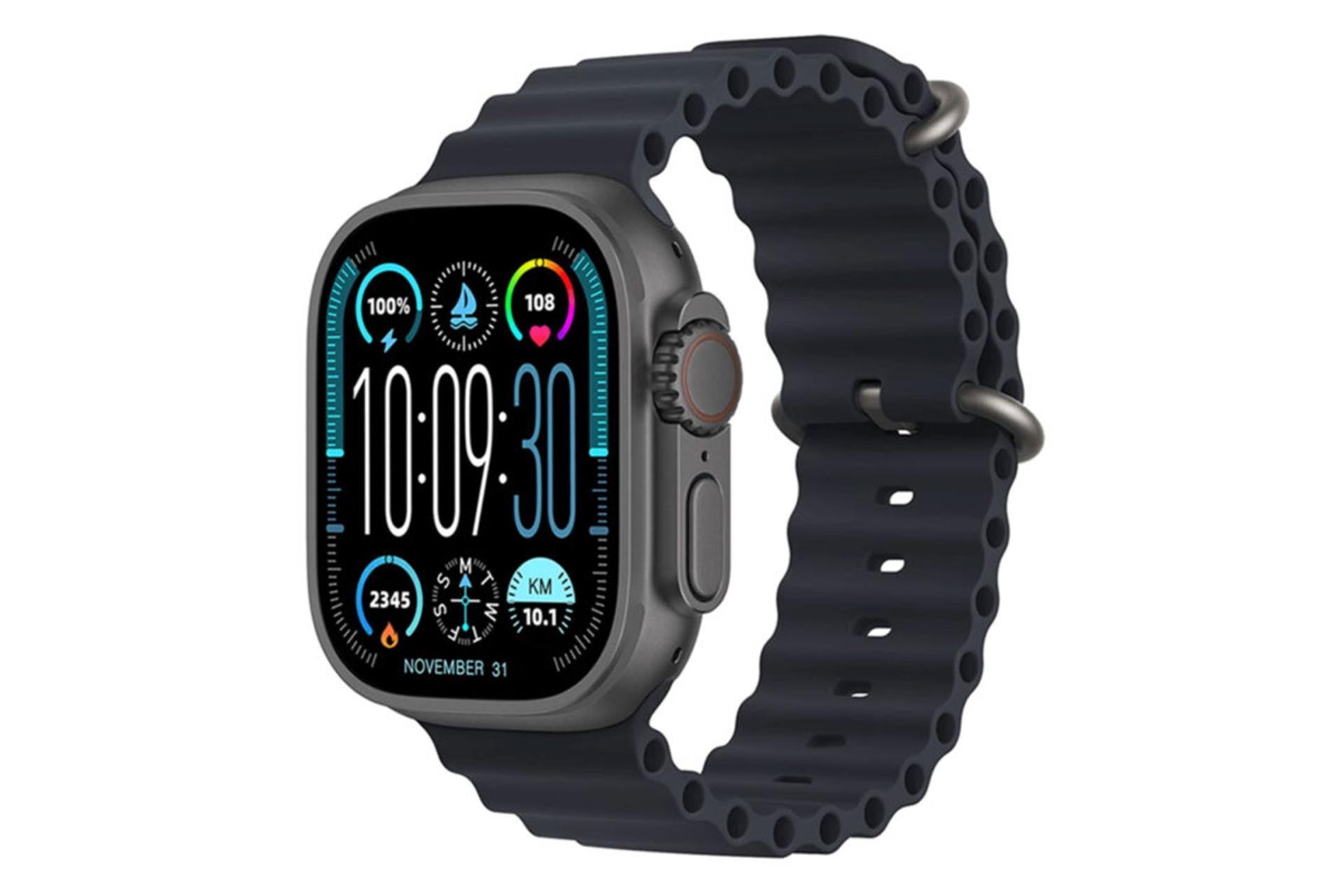 نمای سمت راست ساعت هوشمند ویرفیت HK10 Ultra3 Max