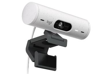وبکم لاجیتک Logitech Brio 500 نمای جلو روی مانت اتصال