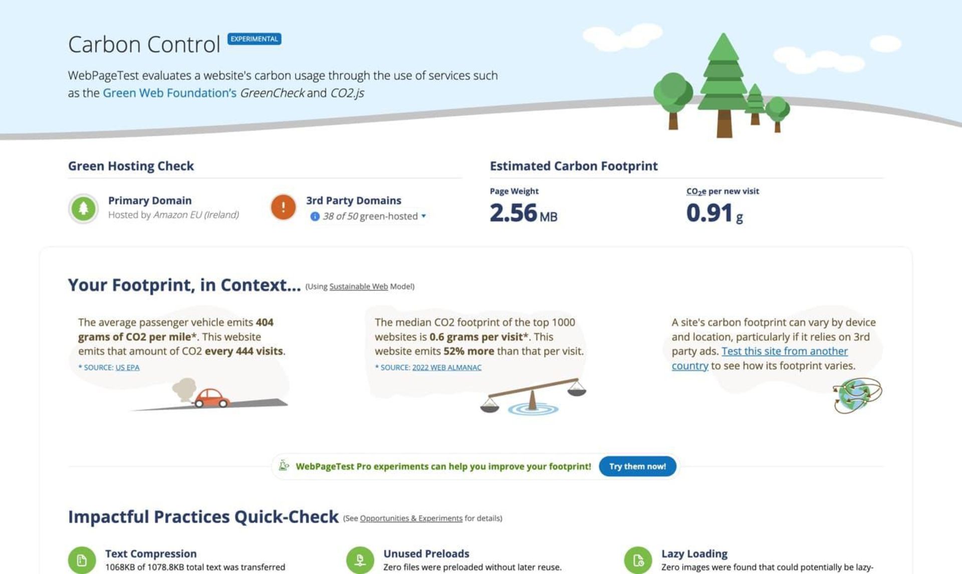 ابزار webpagetest