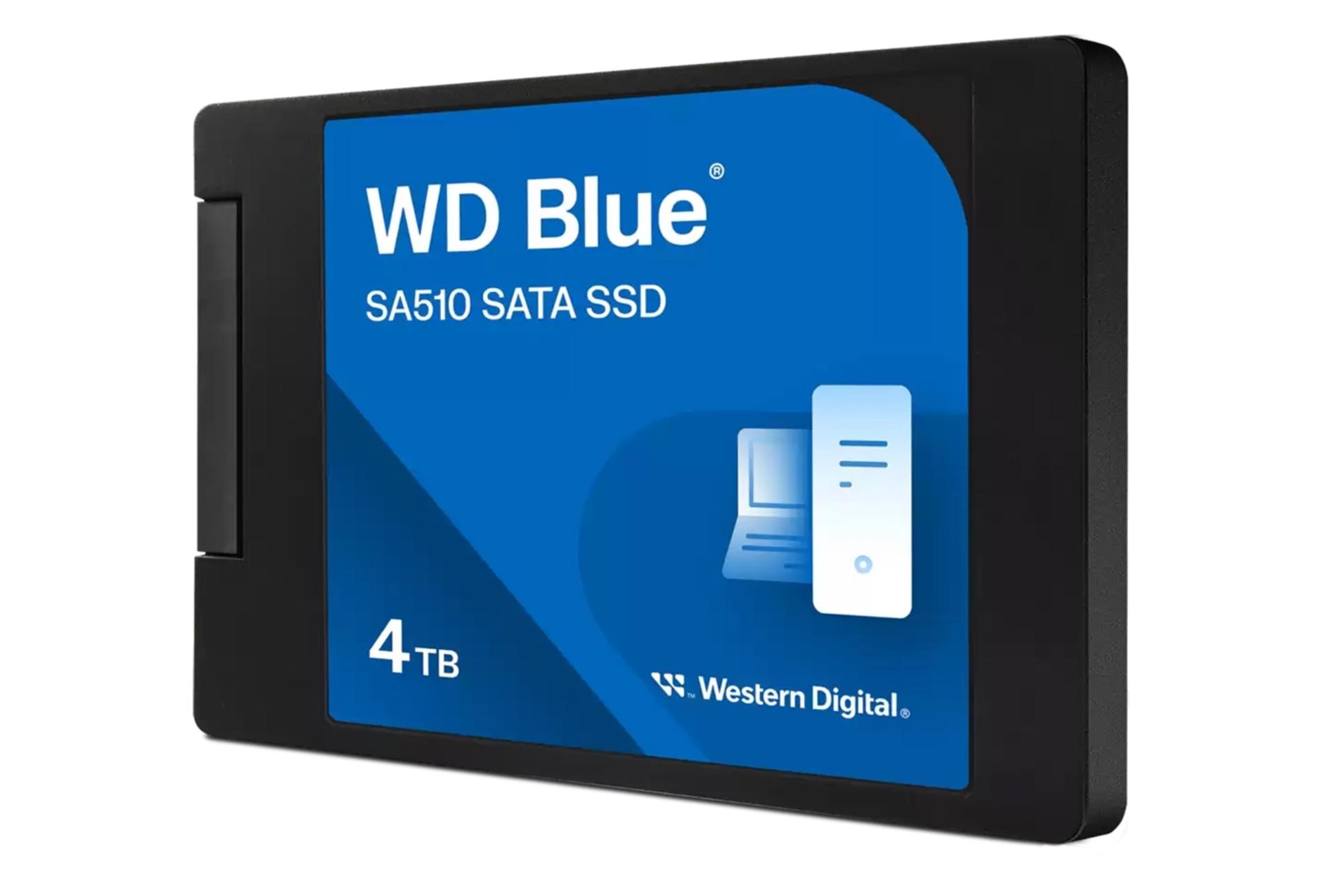 سمت راست اس اس دی وسترن دیجیتال Western Digital Blue SA510 SATA 2.5 Inch 4TB