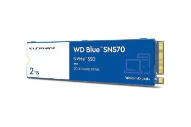 نمای کناری و کانکتور اس اس دی وسترن دیجیتال Blue SN570 NVMe M.2 ظرفیت 2 ترابایت