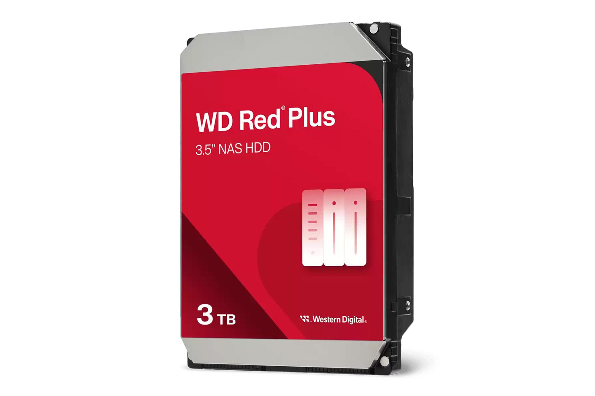 هارد دیسک وسترن دیجیتال Western Digital Red Plus NAS WD30EFZX 3.5 Inch 3TB