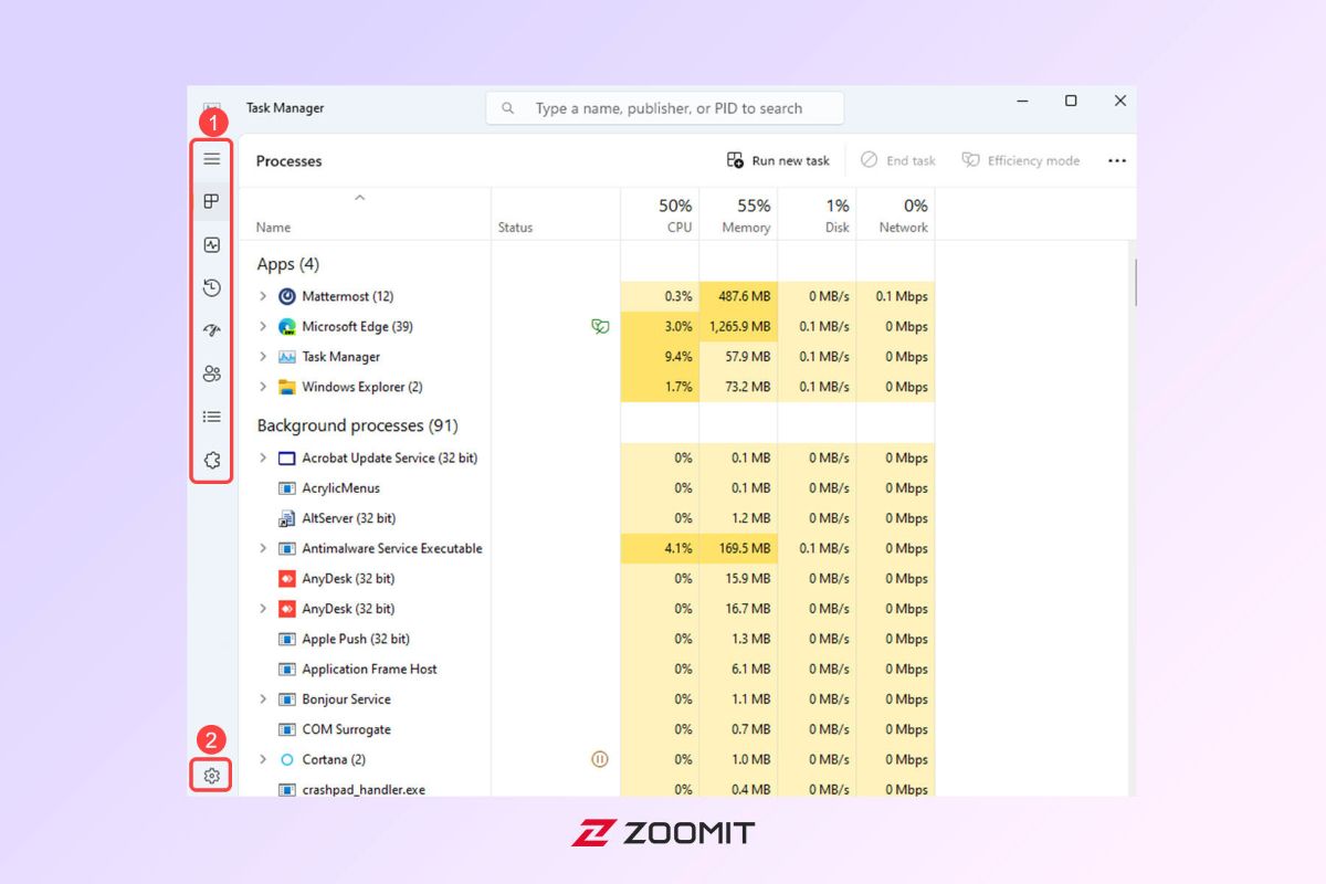 Windows 11 task manager