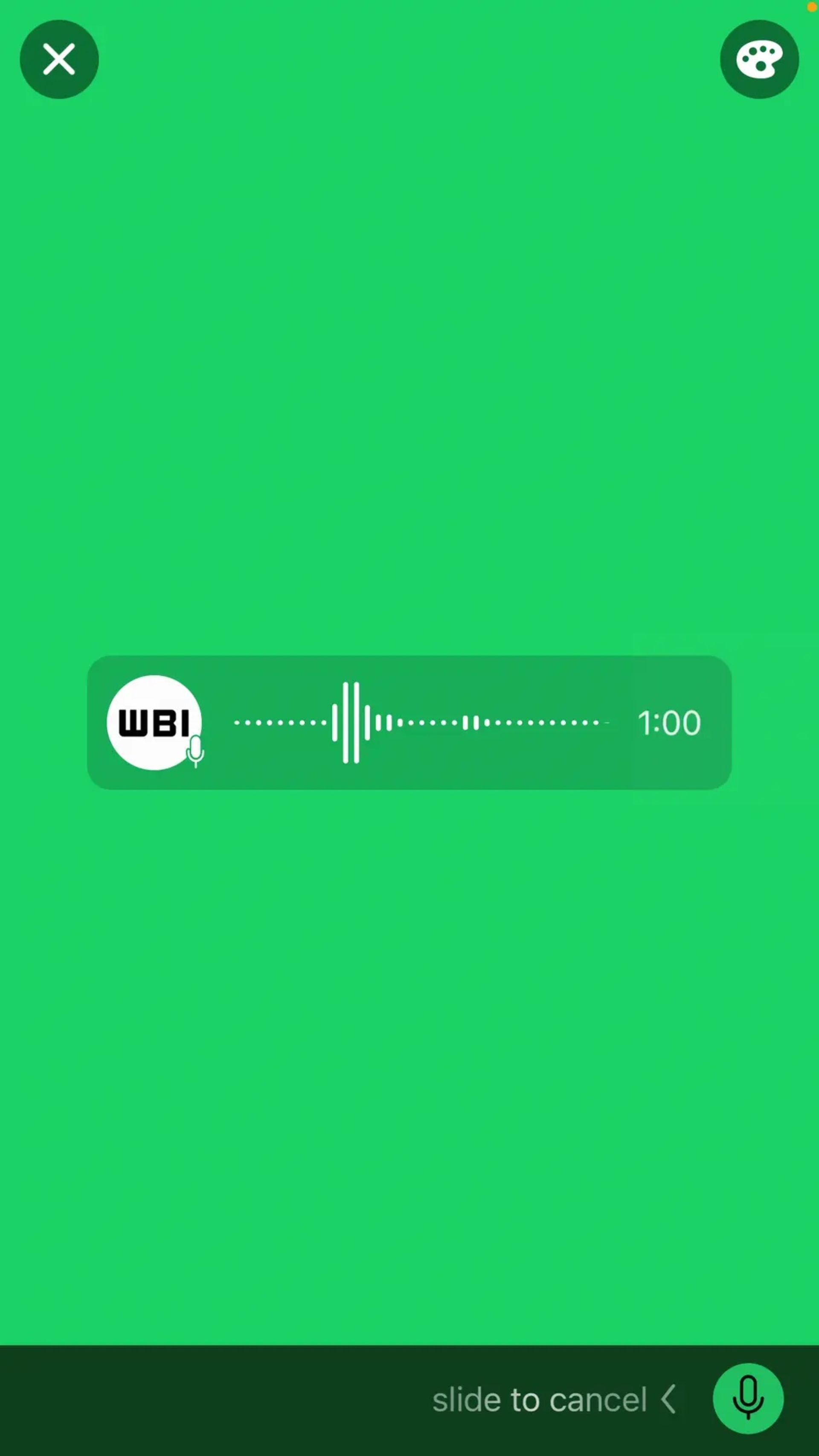 صوت یک دقیقه ای واتساپ