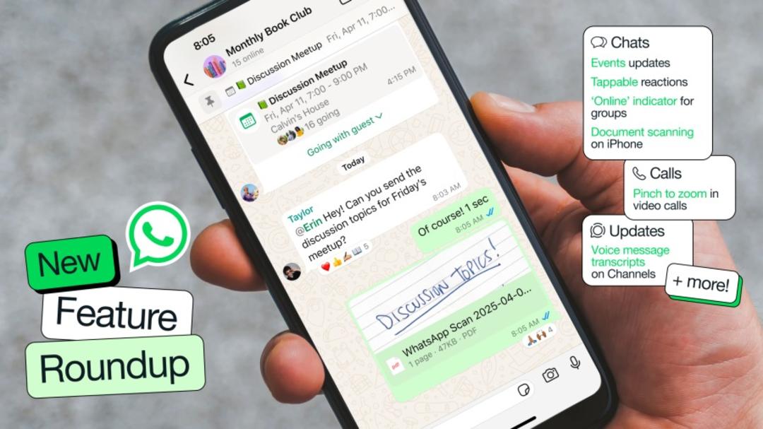 قابلیت‌های جدید اپدیت جدید واتساپ