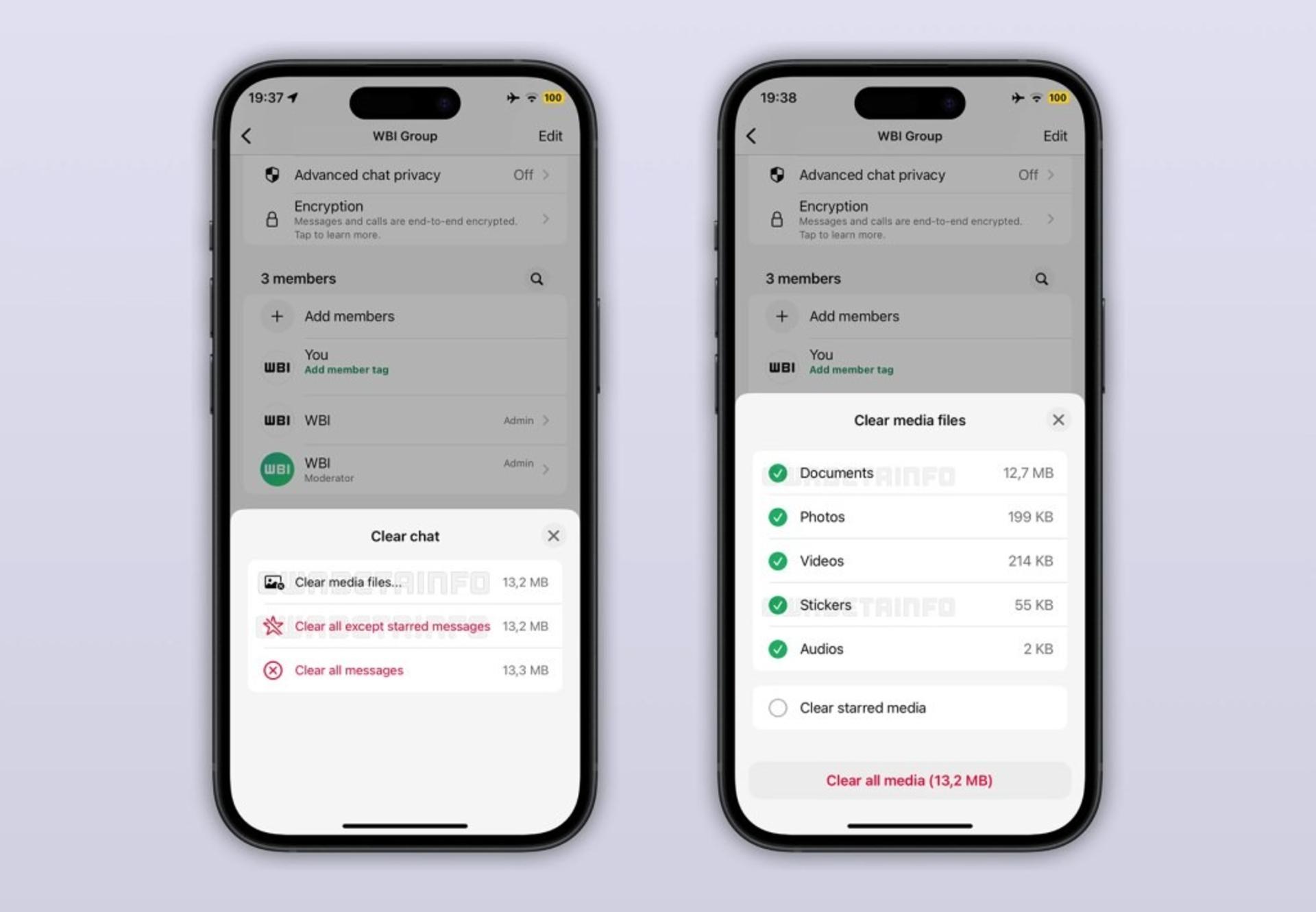 آپدیت آزمایشی جدید واتساپ برای iOS با تمرکز روی مدیریت فضای ذخیره‌سازی چت‌ها