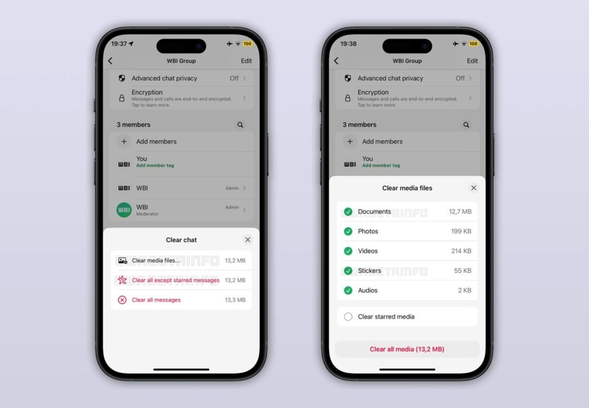 آپدیت آزمایشی جدید واتساپ برای iOS با تمرکز روی مدیریت فضای ذخیره‌سازی چت‌ها