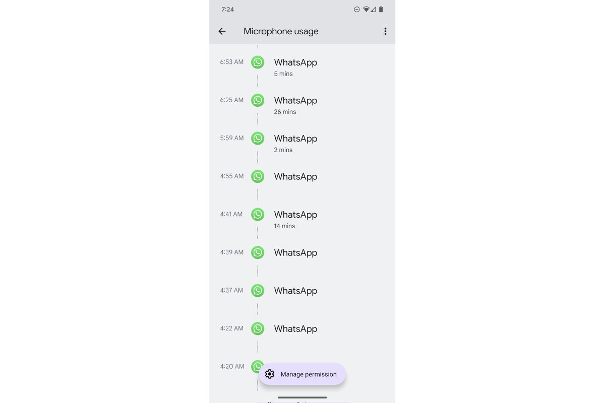 عامل اصلی دسترسی واتس‌اپ به میکروفون گوشی باگ اندروید بوده است