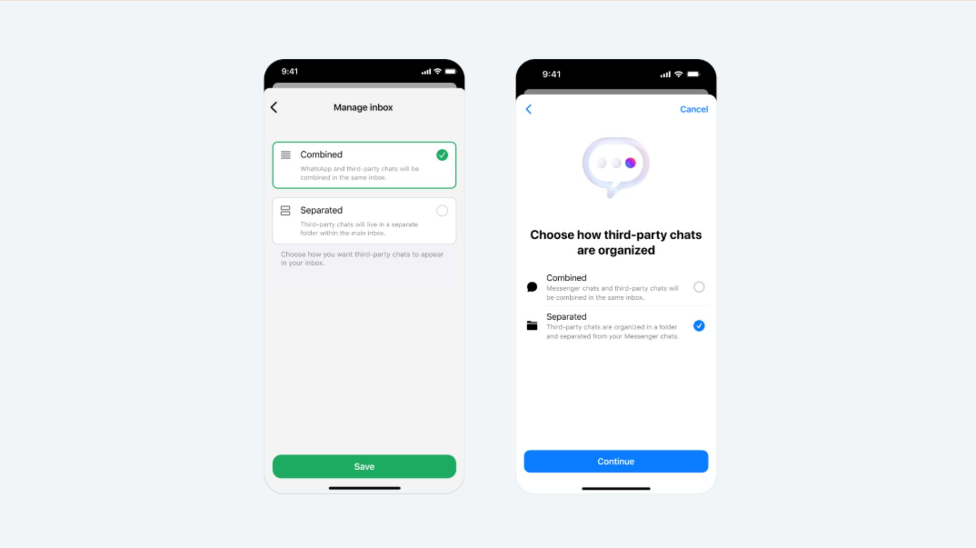 اعلان پیام‌رسانی در سرویس متفرقه در واتساپ