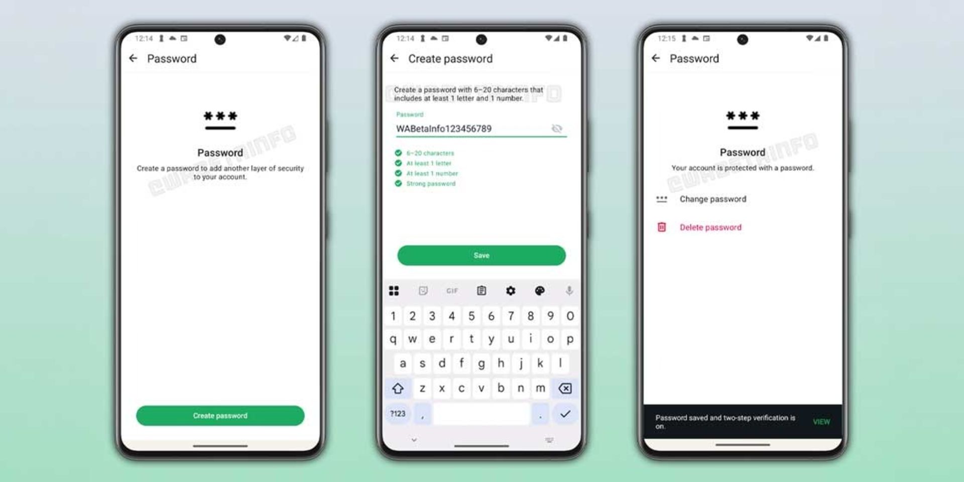 رمزهای عبور سنتی در واتساپ برای ورود به حساب کاربری