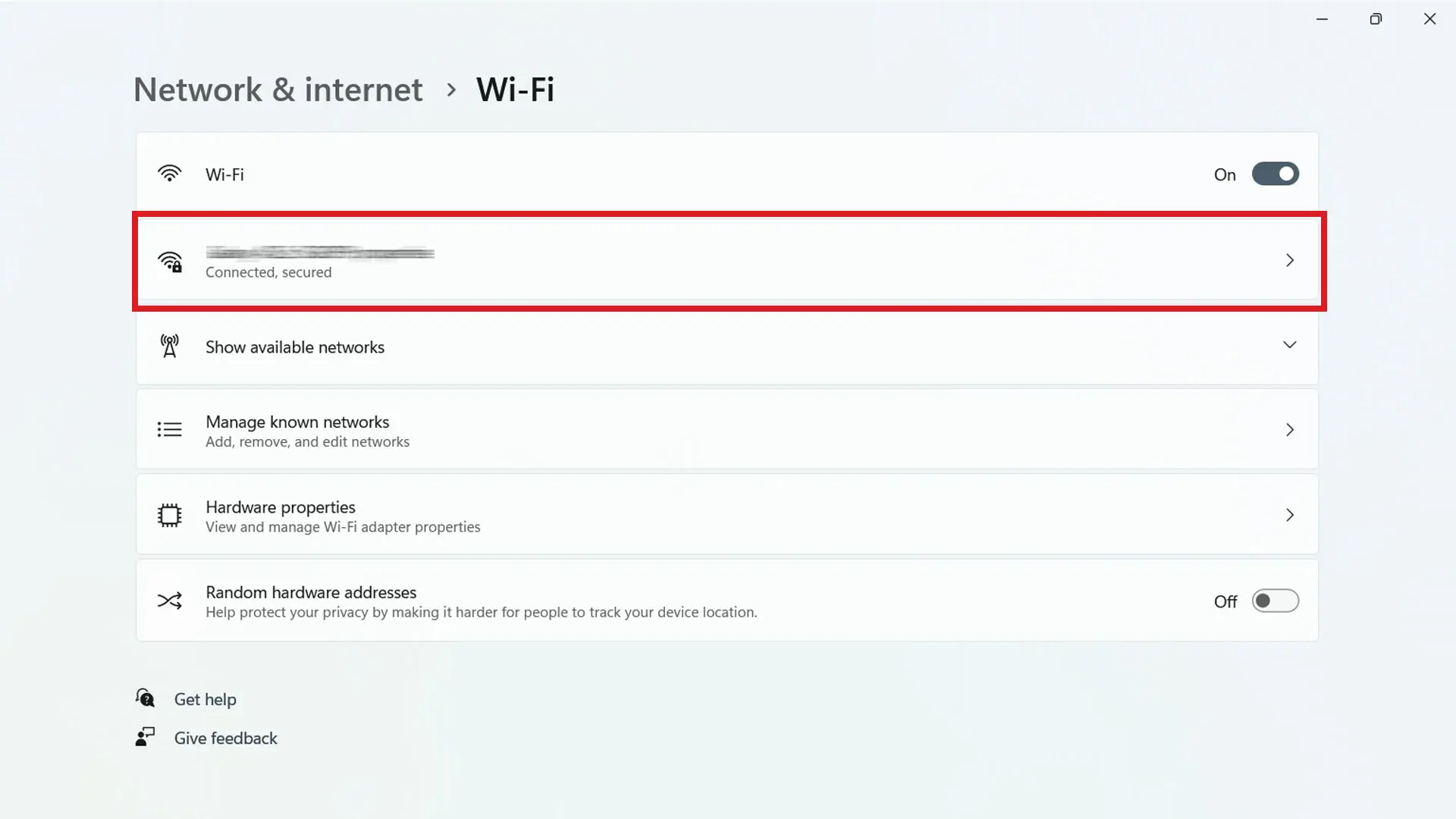 تنظیمات Wi-Fi