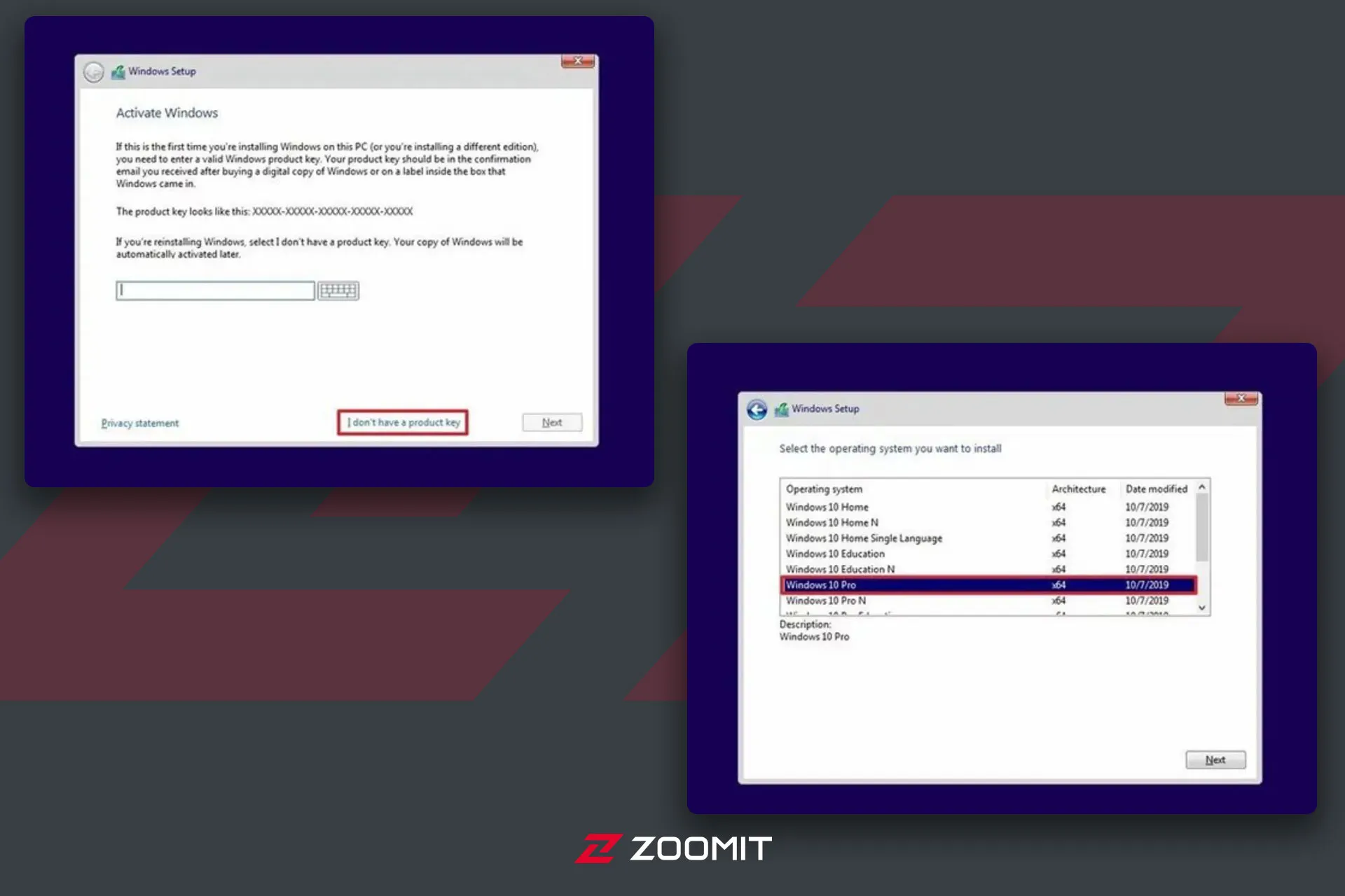 اعمال تنظیمات لازم برای نصب ویندوز