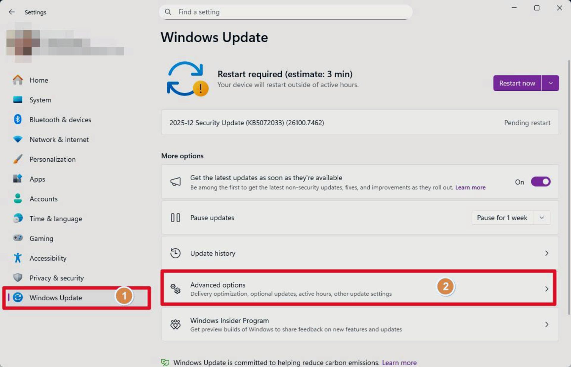 مراحل غیرفعال کردن Delivery Optimization در ویندوز ۱۱