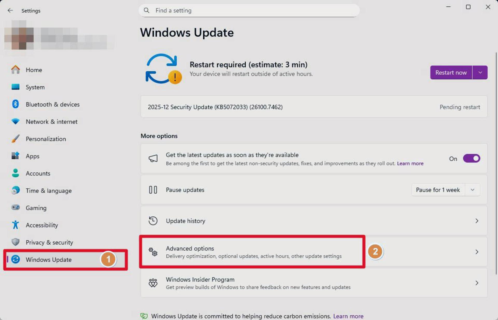 مراحل غیرفعال کردن گزینه‌ی Download over metered connection در ویندوز ۱۱