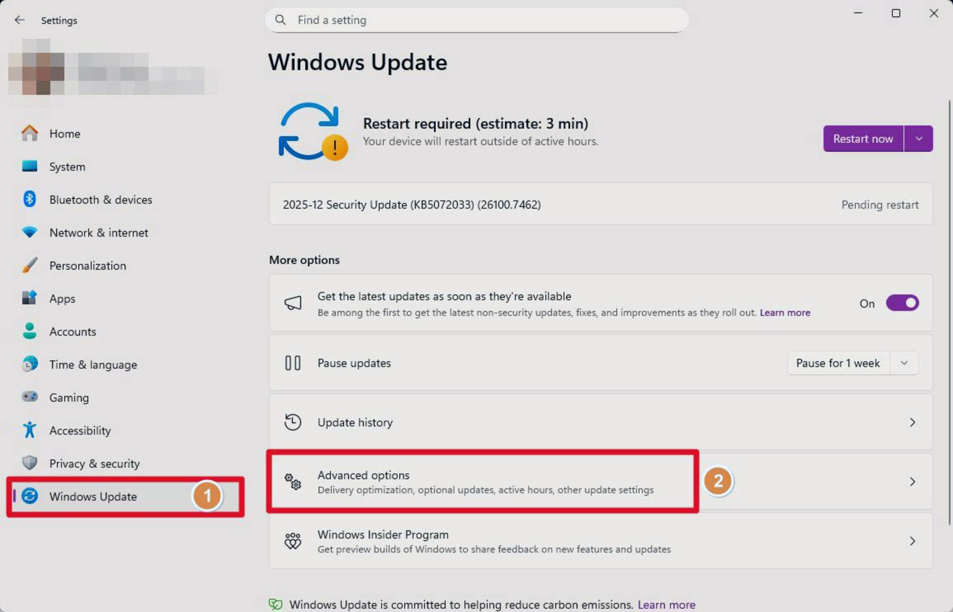 مراحل غیرفعال کردن گزینه‌ی Download over metered connection در ویندوز ۱۱