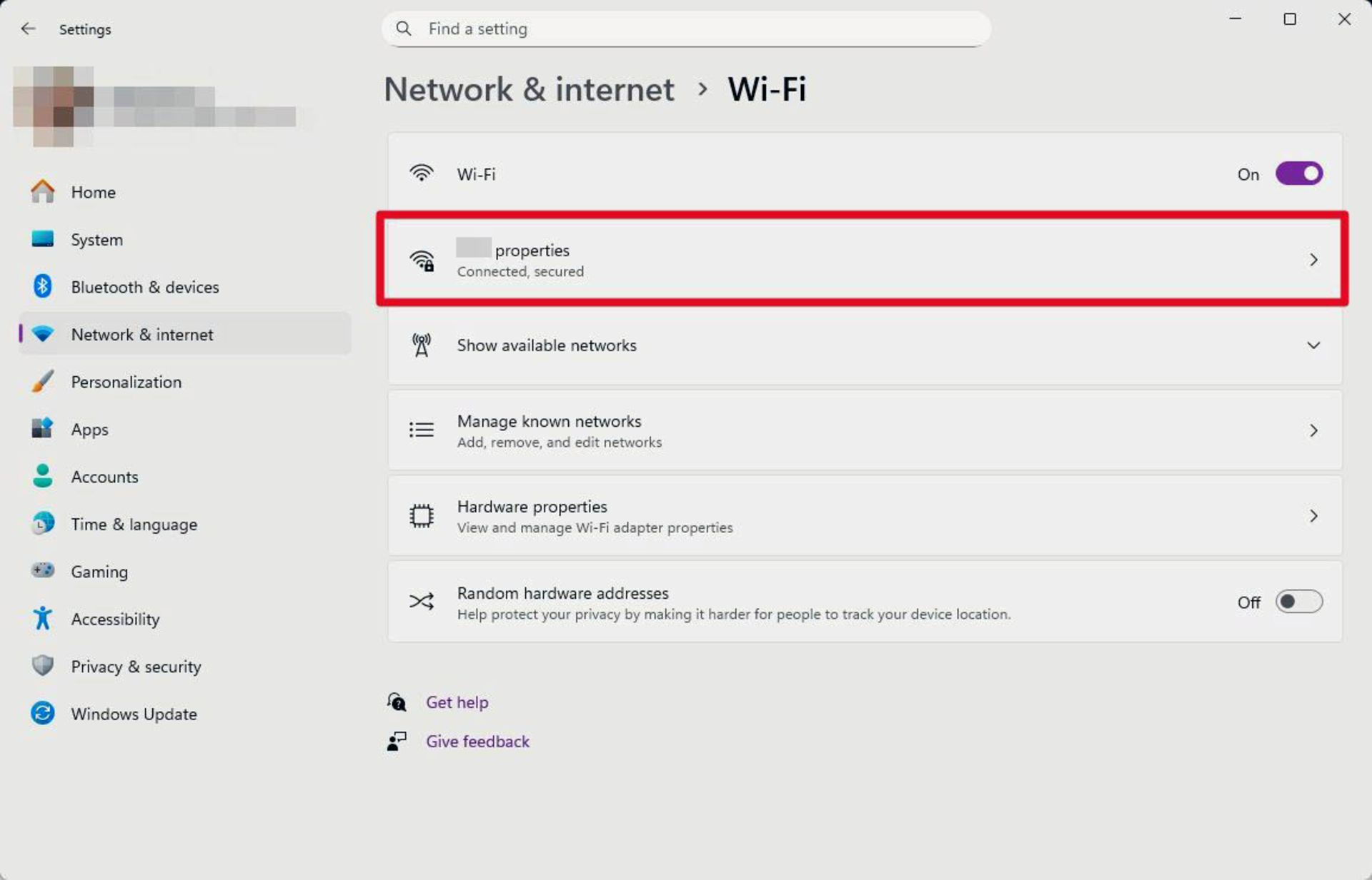 مراحل فعال‌سازی metered connection برای اتصال وای فای در ویندوز ۱۱
