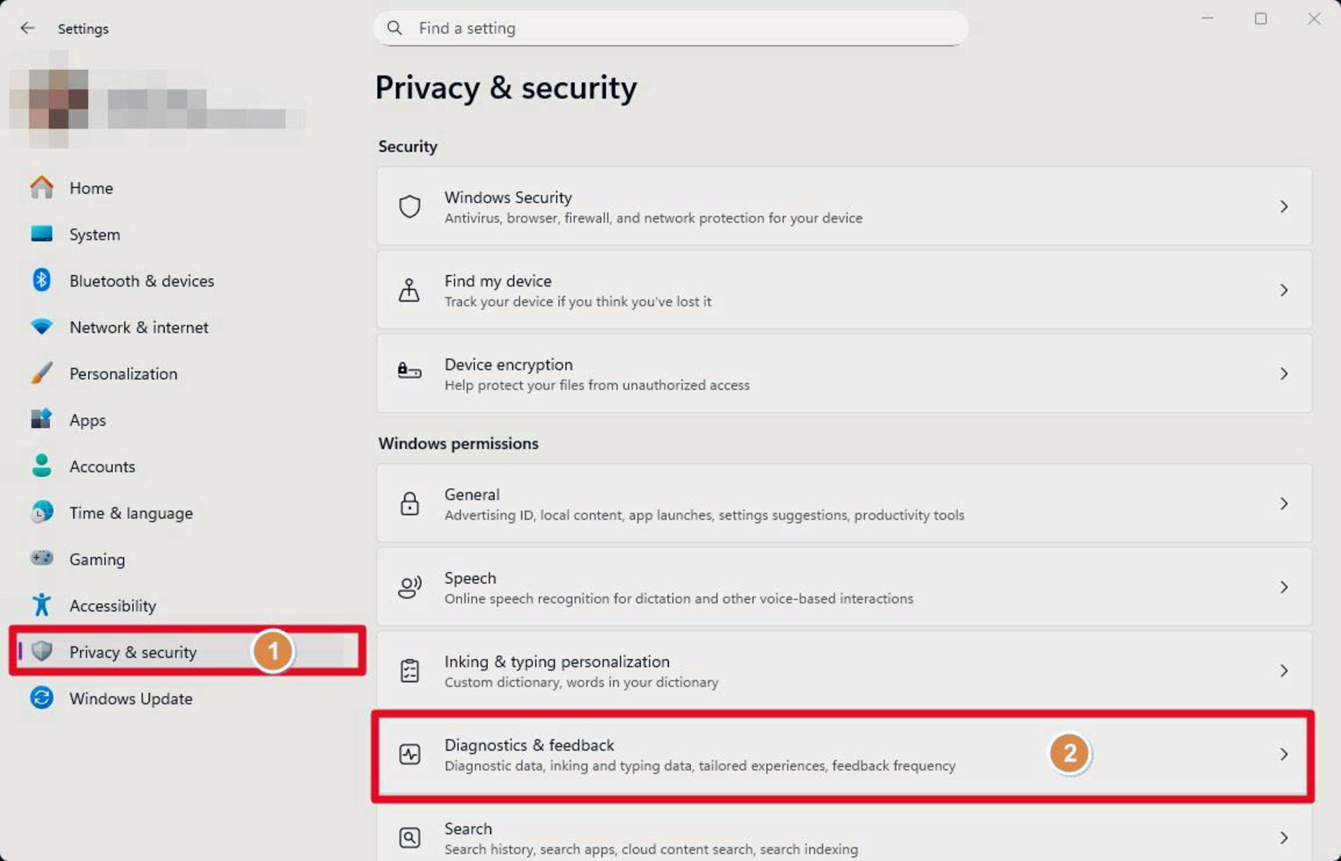 مراحل غیرفعال سازی ارسال داده‌های تلمتری در ویندوز ۱۱