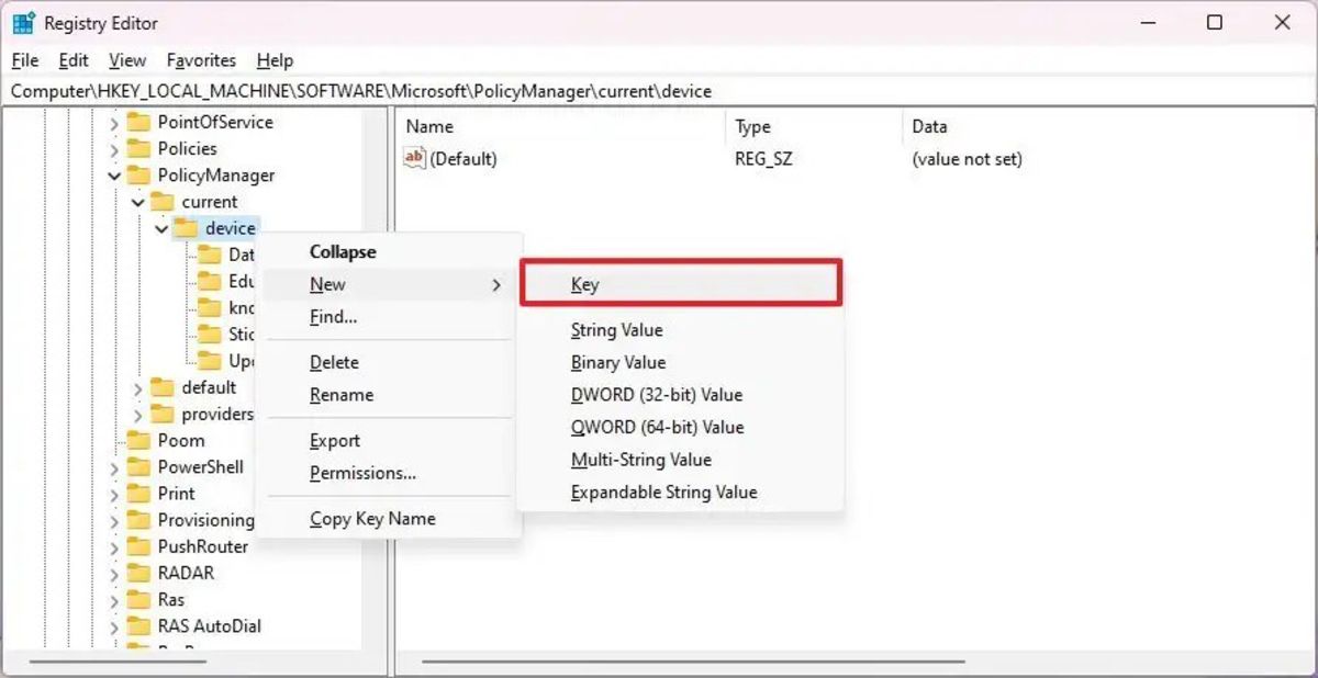 Modify the Windows 11 registry to enable hidden themes