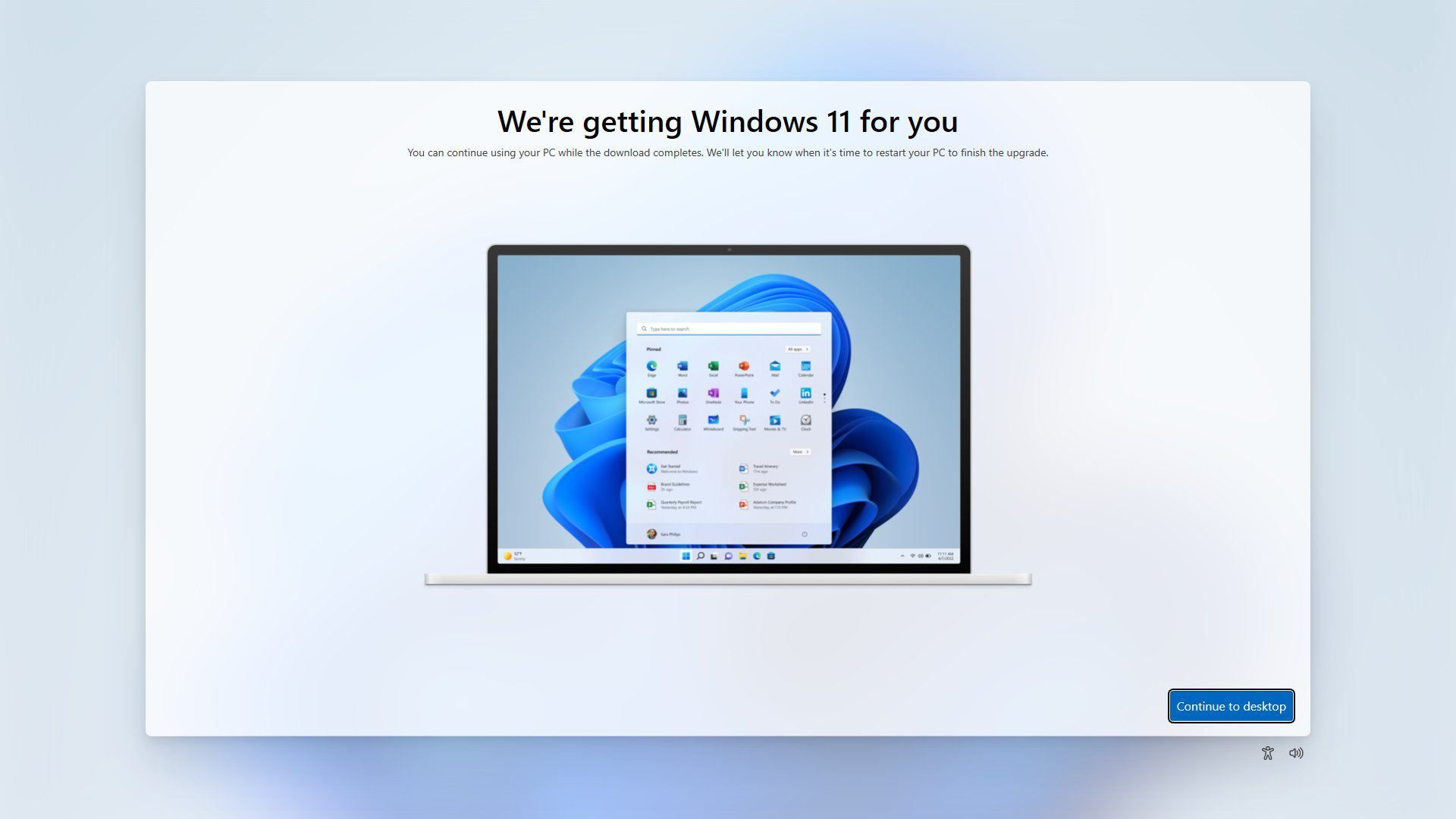 پیشنهاد ارتقا به ویندوز ۱۱ روی کامپیوتری که از آن پشتیبانی نمی‌کند