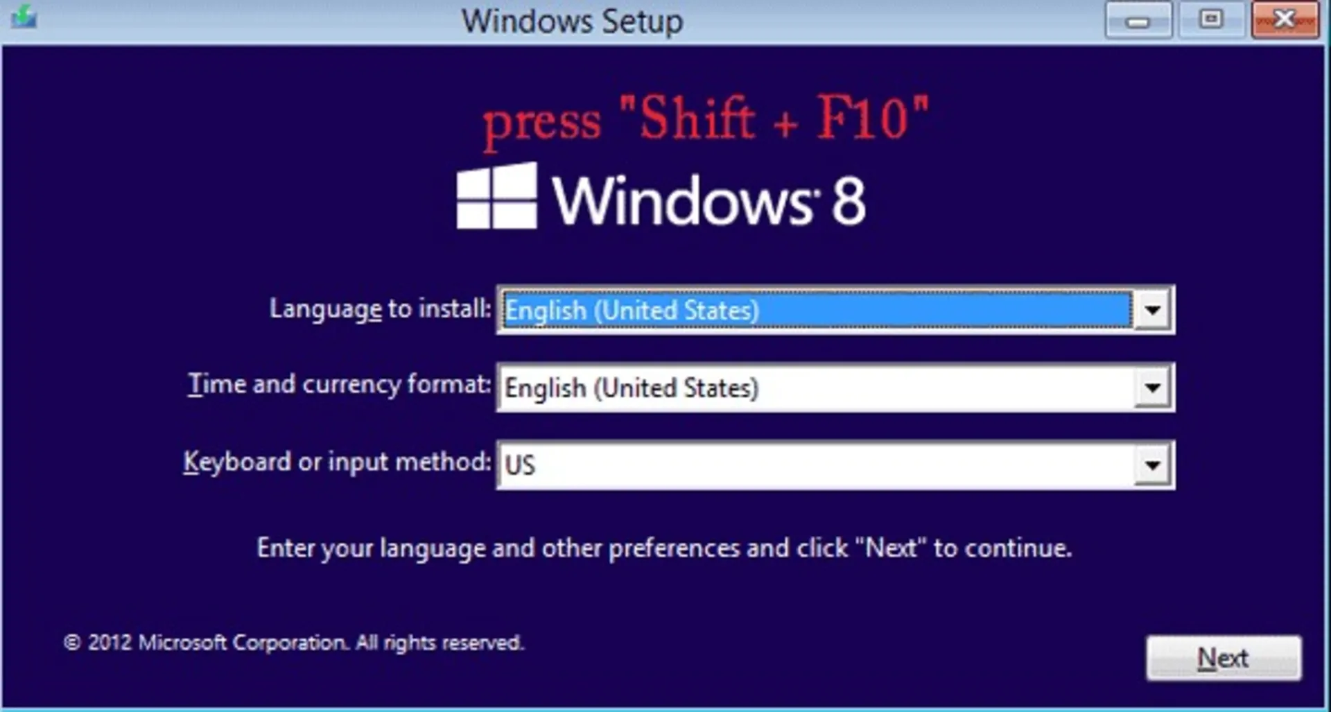 فراموشی رمز کامپیوتر ویندوز ۸
