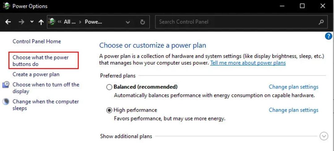 تنظیمات Power Options ویندوز 