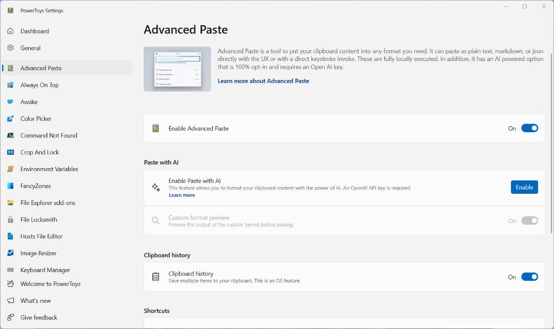 ابزار Advanced Paste در پاورتویز