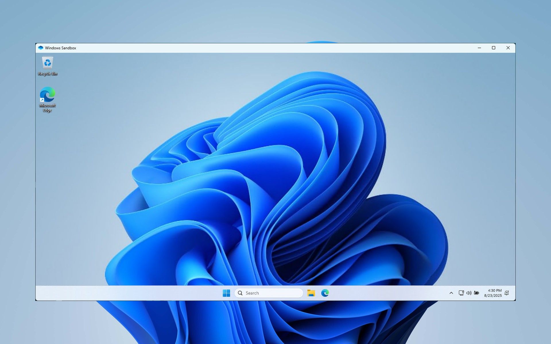 پنجره ویندوز سندباکس