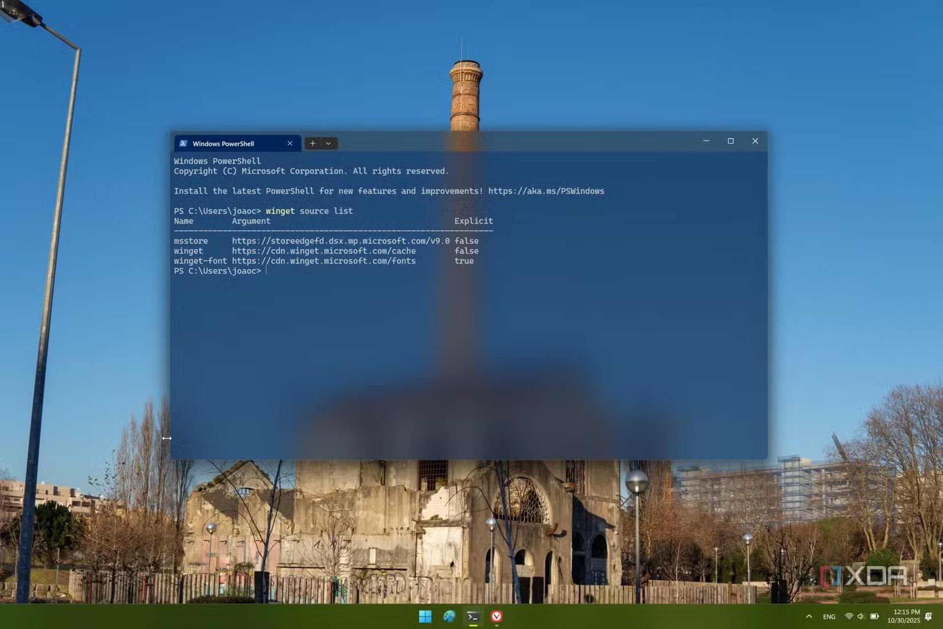 ابزار winget ویندوز ۱۱