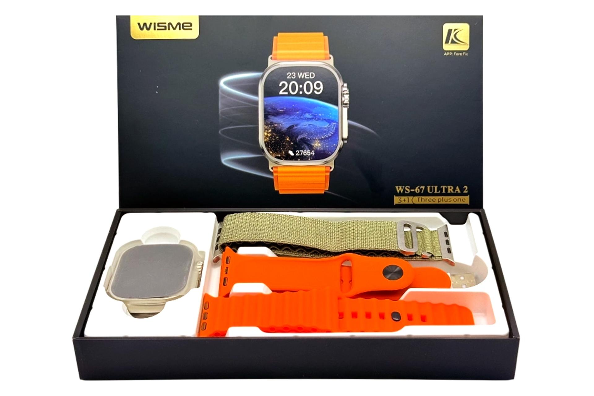 جعبه ساعت هوشمند ویسمی WISME WS-67 ULTRA 2