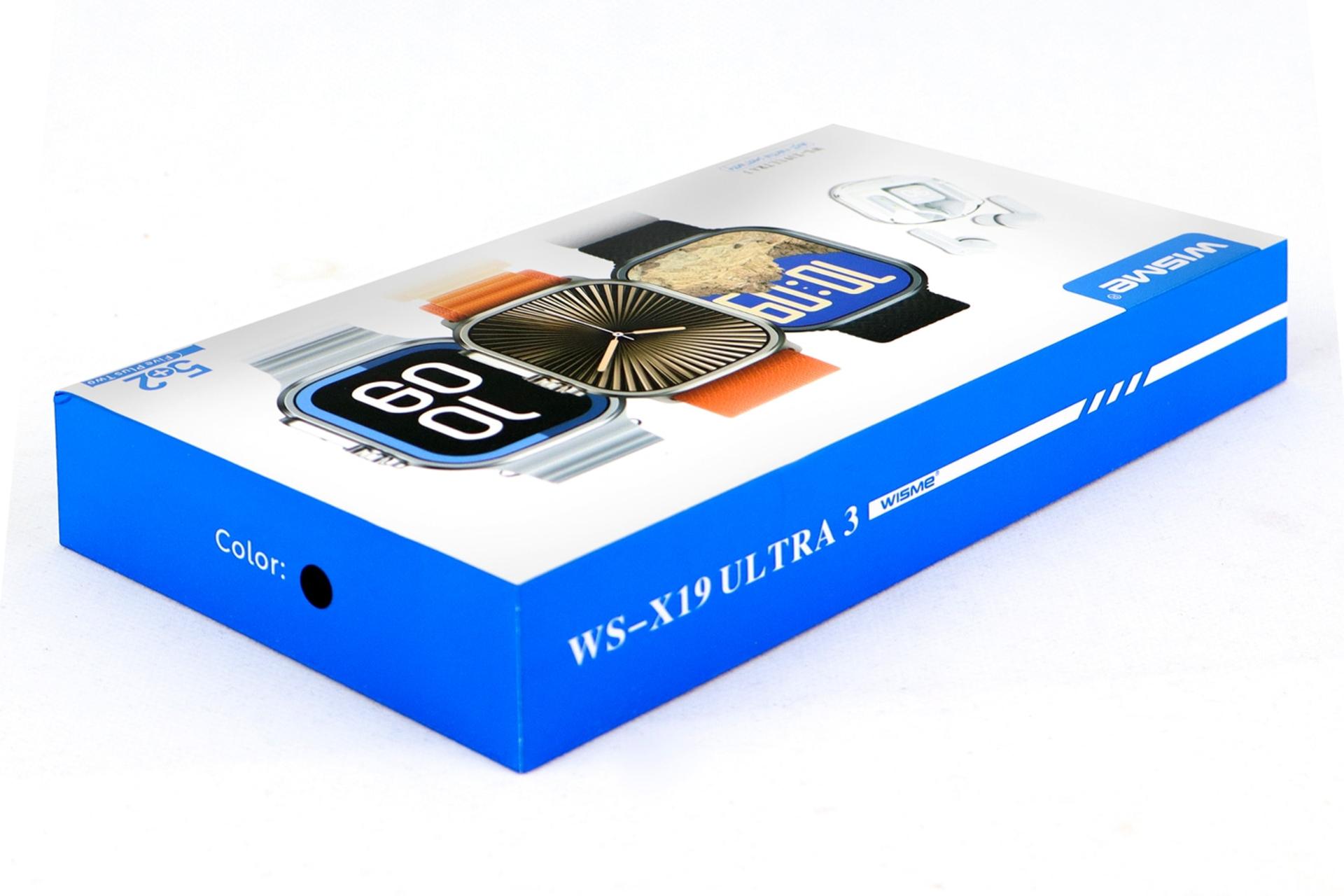 جعبه ساعت هوشمند ویسمی WISME X19 ULTRA 3