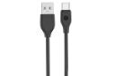 کابل شارژ USB ویوو Type-A به Type-C مدل Wi-C001 Pioneer با طول 1 متر رنگ مشکی