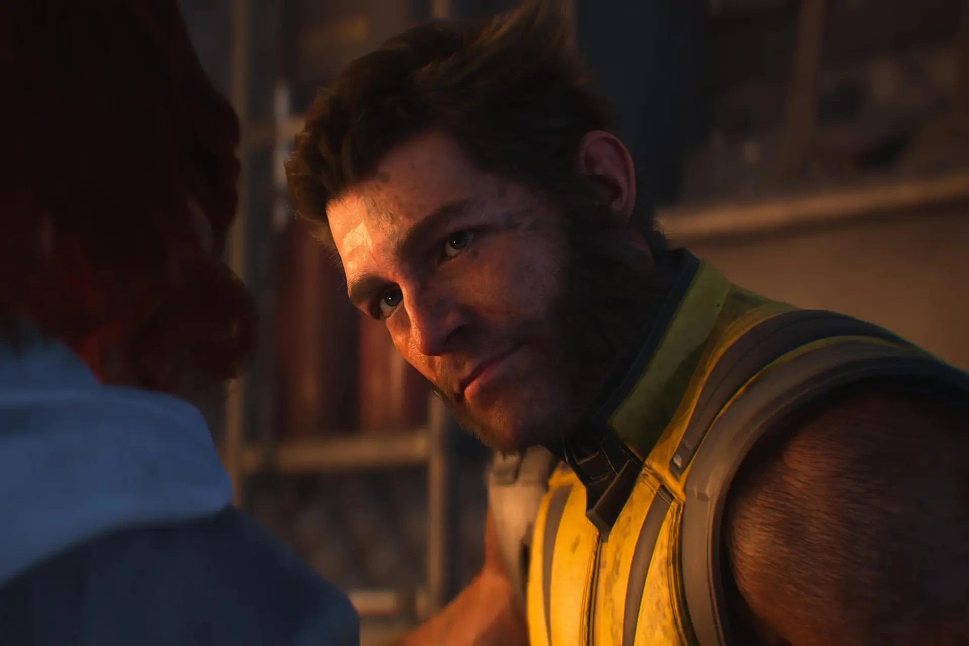 چهره شخصیت وولوورین (Wolverine) در محیطی تاریک و سینمایی