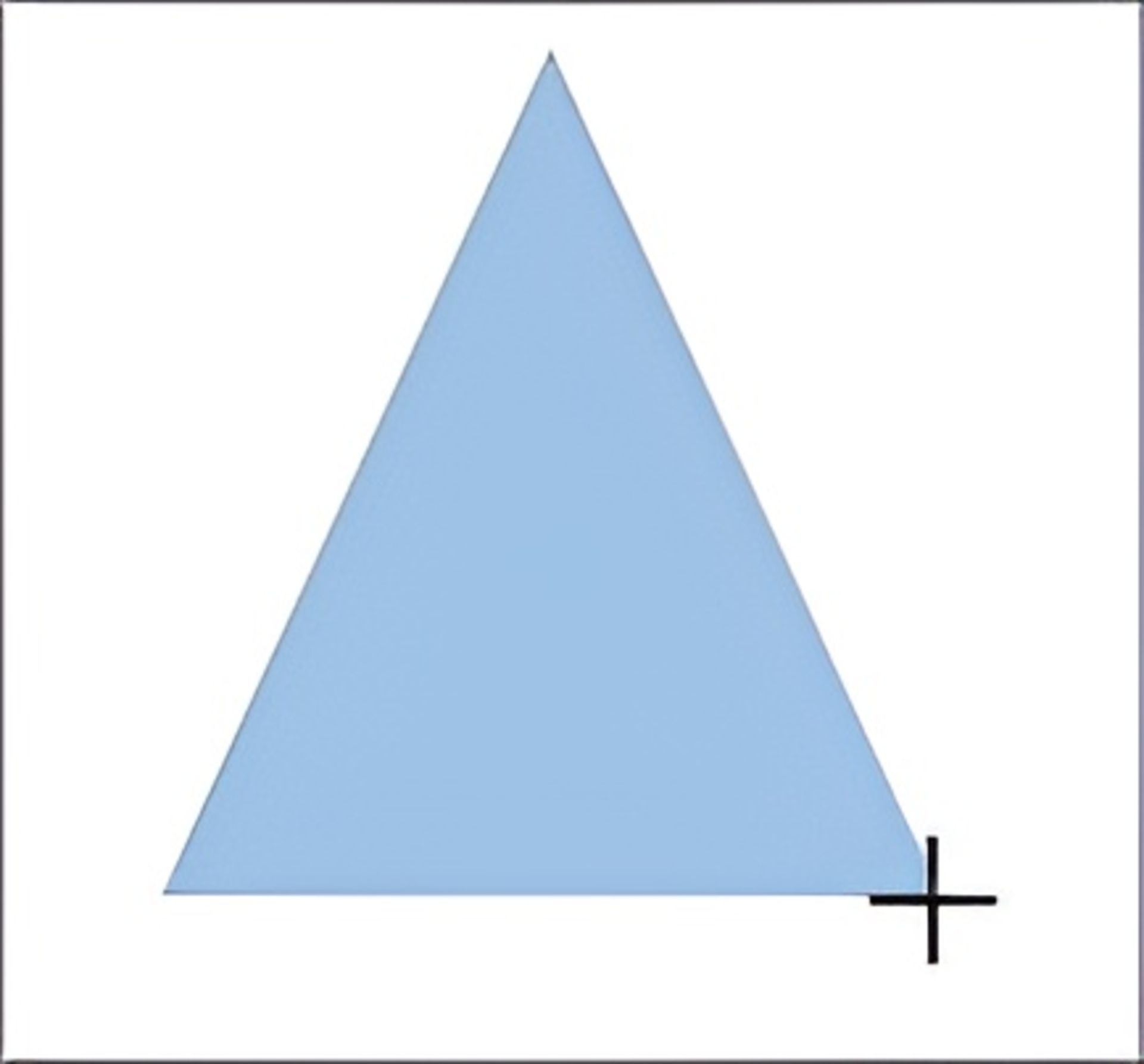 شکل مثلث در ورد